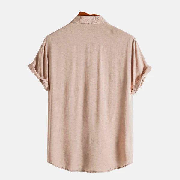 Camisa Masculina Lisa Gola Padre Campannari Essentials