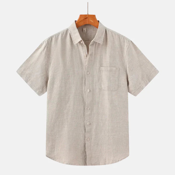 Camisa Masculina Campannari de Linho Veneza