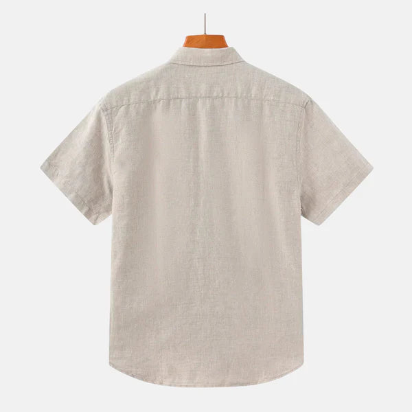Camisa Masculina Campannari de Linho Veneza