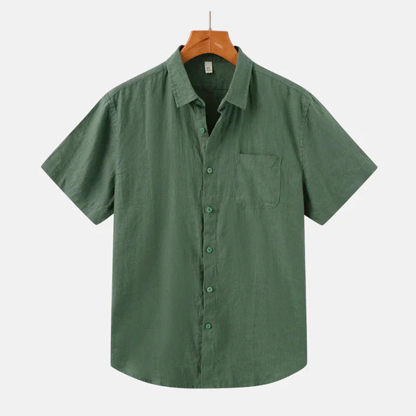 Camisa Masculina Campannari de Linho Veneza