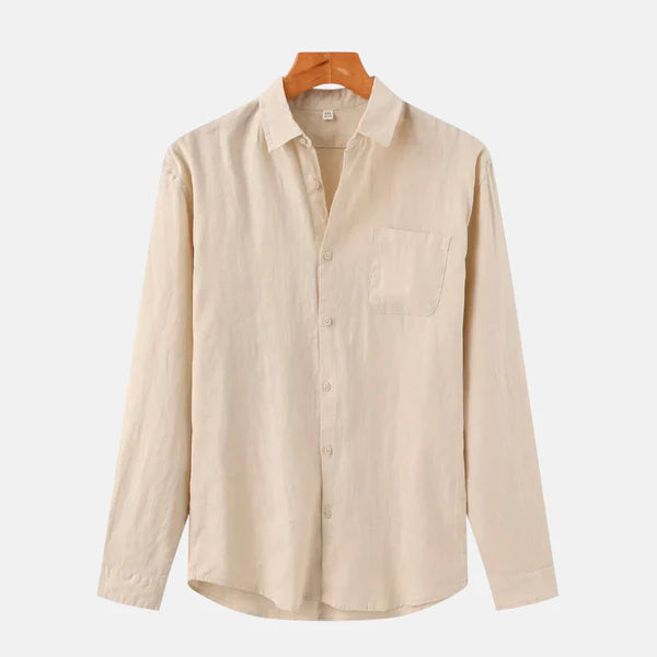 Camisa Social Masculina Campannari de Linho