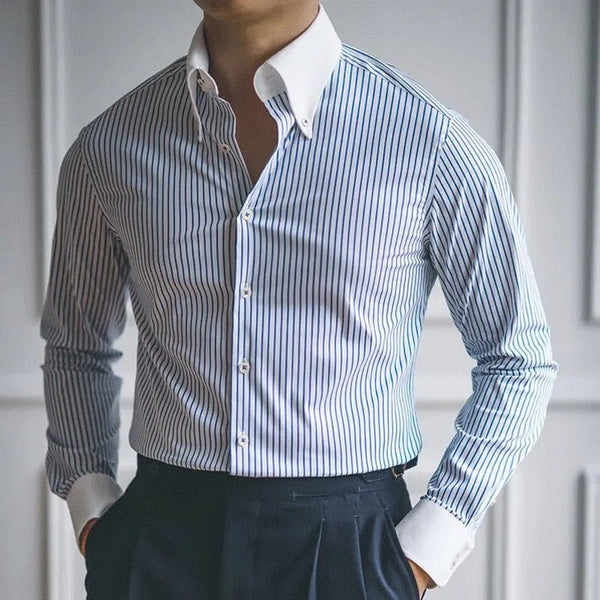 Camisa Social Masculina Campannari Roma