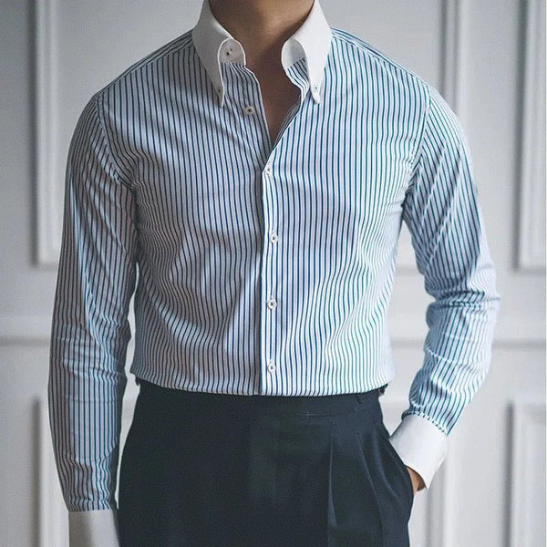 Camisa Social Masculina Campannari Roma