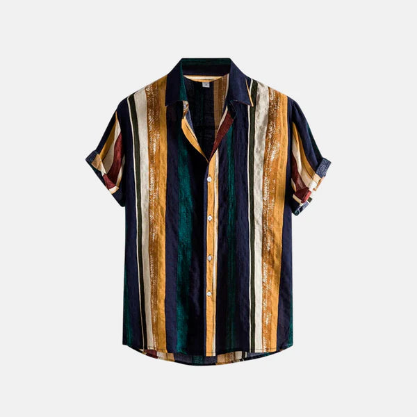 Camisa Manga Curta Campannari Vintage