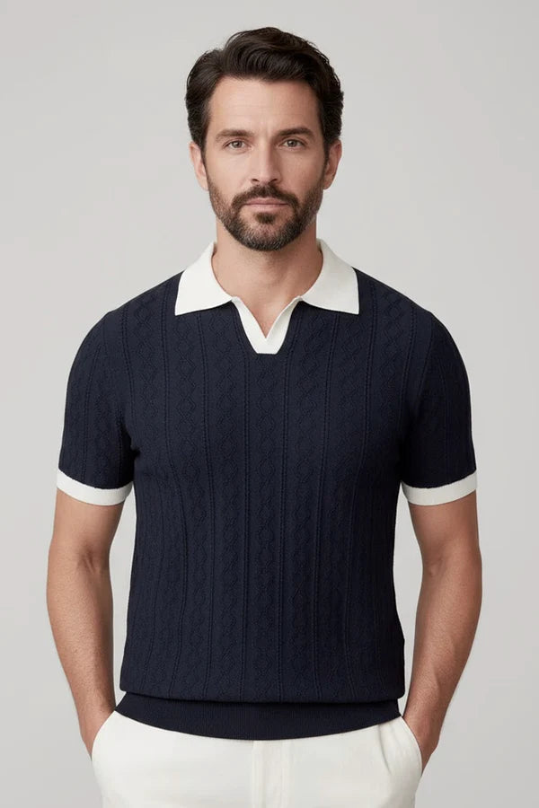 Camisa Polo Tricot Masculina Campannari Madrid