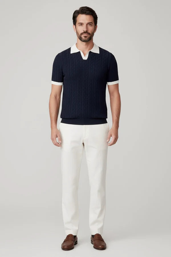 Camisa Polo Tricot Masculina Campannari Madrid
