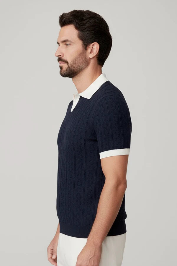 Camisa Polo Tricot Masculina Campannari Madrid