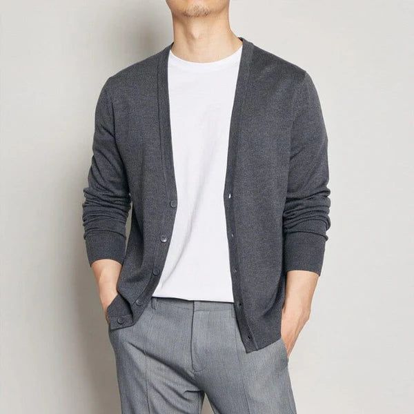 Cardigan Masculino Com Botões Campannari