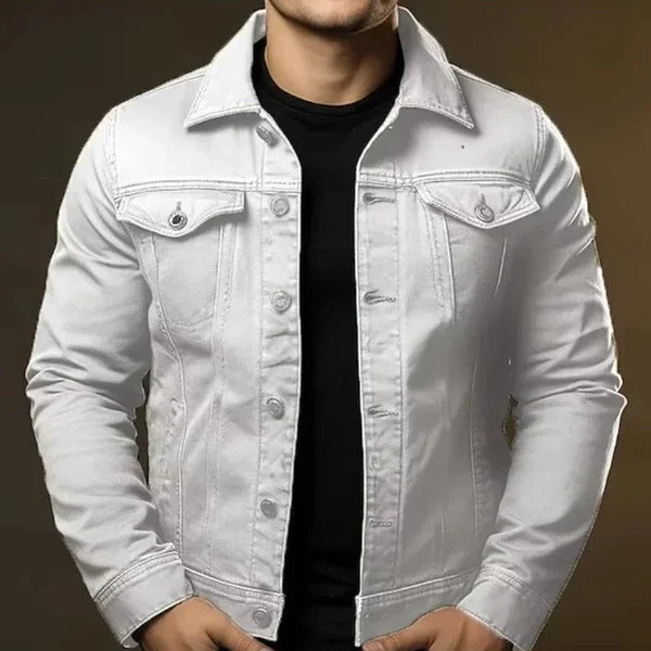 Jaqueta Jeans Masculina Campannari Slim