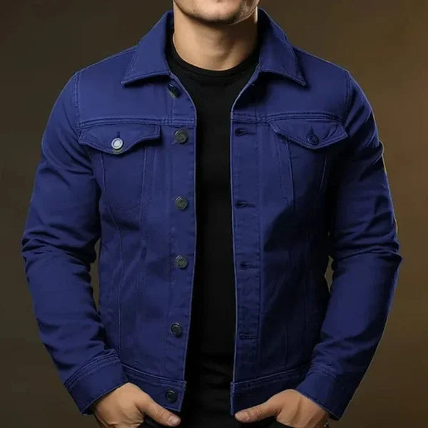 Jaqueta Jeans Masculina Campannari Slim