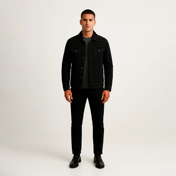 Jaqueta Jeans Masculina Campannari Slim