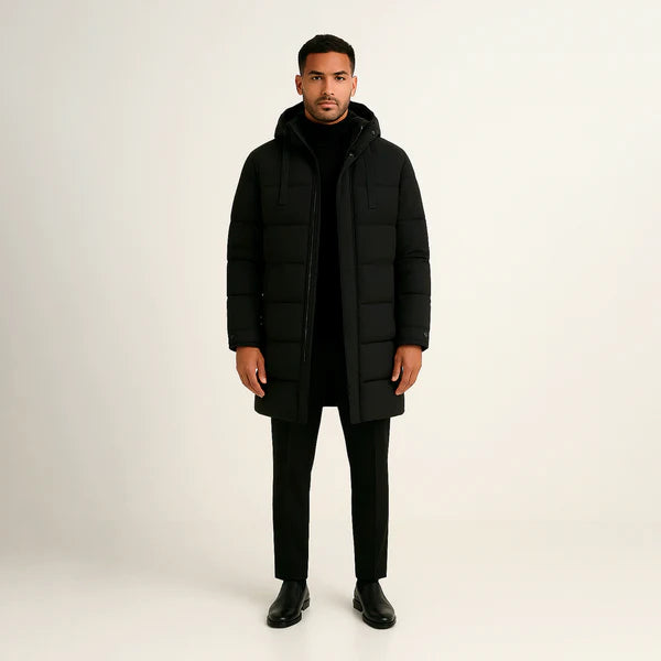 Jaqueta Puffer Masculina Alongada Campannari