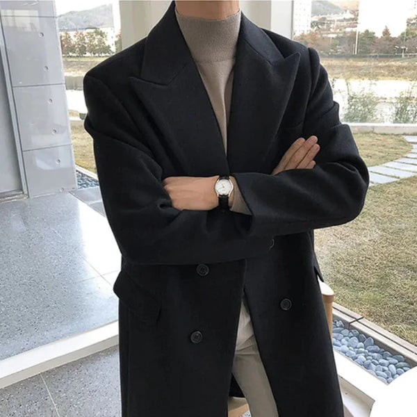 Sobretudo Masculino em Lã Campannari Sivan