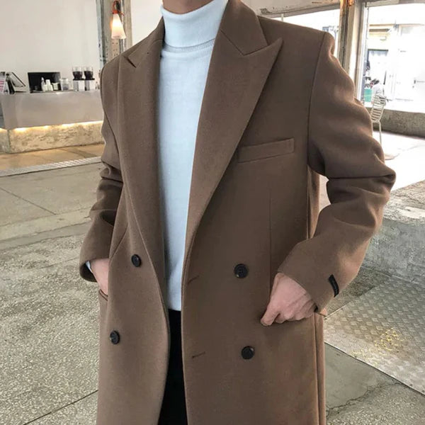 Sobretudo Masculino em Lã Campannari Sivan