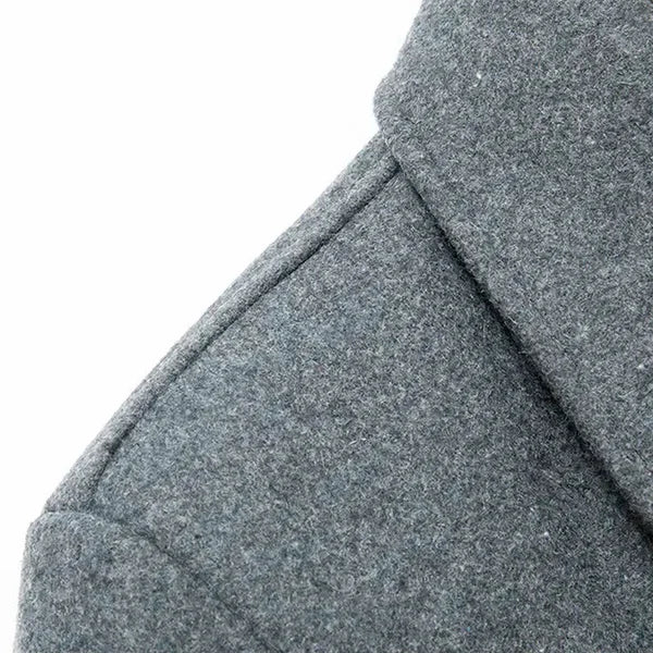 Sobretudo Masculino Curto De Lã Campannari Denmark