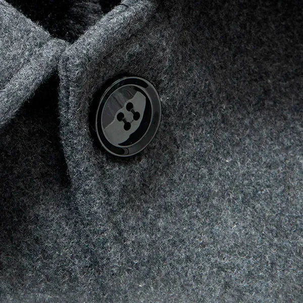 Sobretudo Masculino Curto De Lã Campannari Denmark