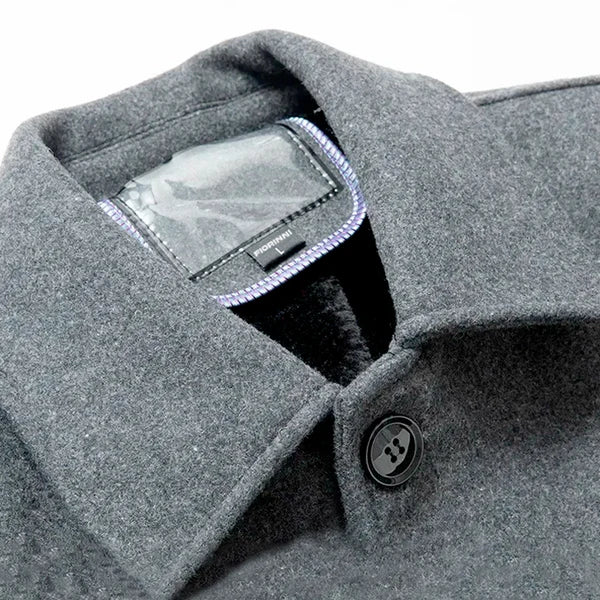 Sobretudo Masculino Curto De Lã Campannari Denmark